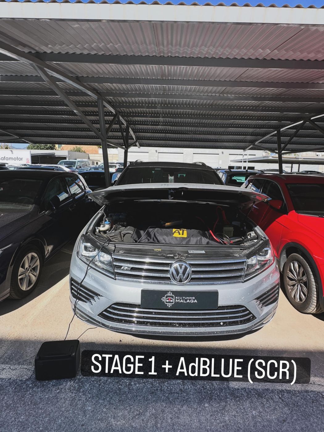 Volkswagen Touareg con Stage 1 y solución AdBlue SCR en Málaga